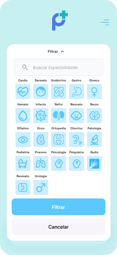 filtro especialidades