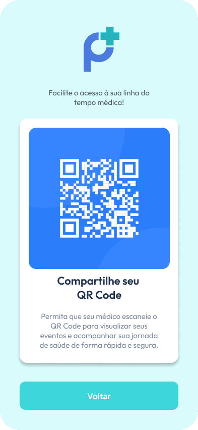 tela de geração de qrcod